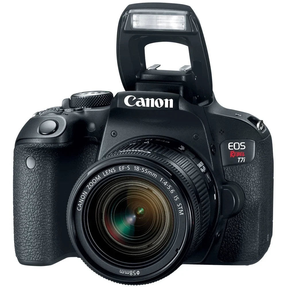 Lens Rebel Flash Memory T7i/800D with Kit 18-55mm EOS & Canon DSLR Camera