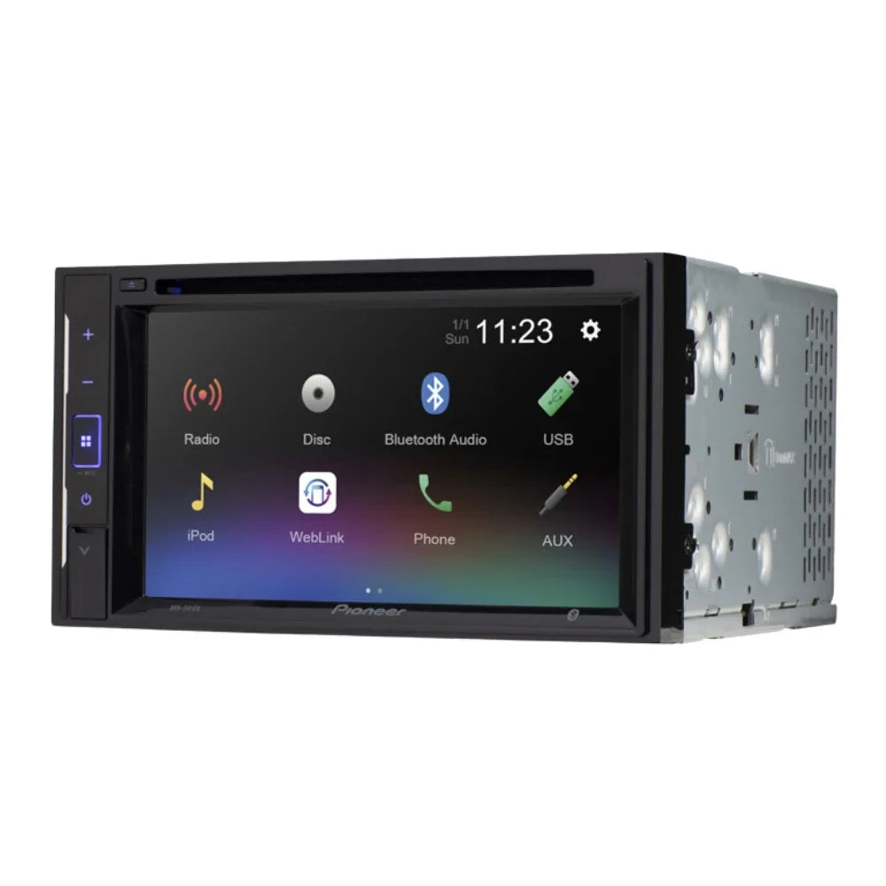 Kit/in-Dash Pickcup Stereo Digital Pioneer 6.2" KIT4854 DVD/CD for Chevrolet Touchscreen W/ AM/FM with Receiver Media S-10 Bundle 2002-2004 Car Bluetooth/Backup Double Camera/Install DIN AVH-241EX