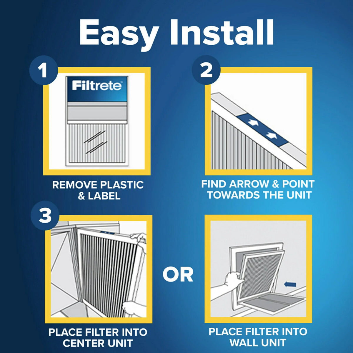 Air Reduction, Odor MERV Plus Allergen Filter, MPR Filters 16x16x1 11, 4 1200 Filtrete