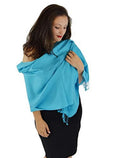 Shawl/Cashmere/Cashmere Scarf/Scarves/Shawl/Shawls/Stole/Wrap/Pashmina Scarf/Wool/Silk Scarf/Pashmina (Turquoise)