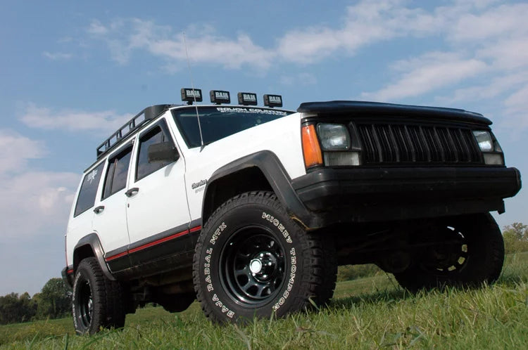 Leaf XJ Kit System | Country 3" 1984-2001 (fits) Cherokee N3 Springs | Jeep | 630N2 Rough Shocks Suspension Lift