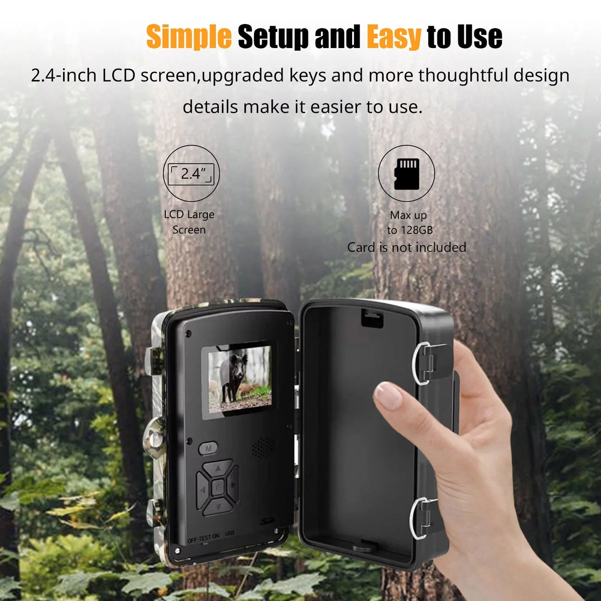 With Time Waterproof Irfora VisionDisplayFarm TimeIp66 Camera Tft 2.4'' WaterproofQisuo 2.4'' And Ip66 Camera Ir 1080p Camera,Ir 0.6s With Color Waterproof 0.6s