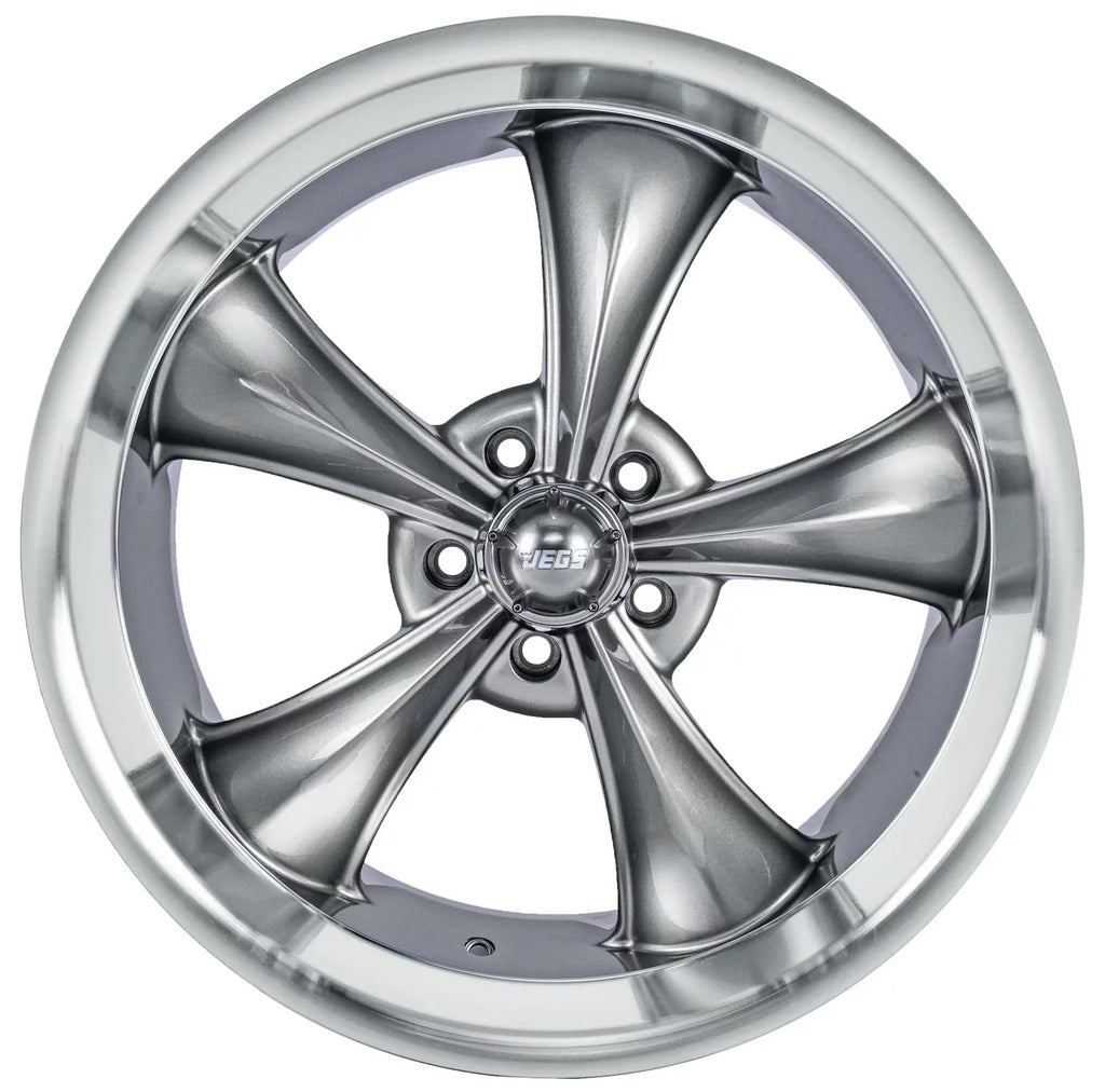 20 Wheel x Size: Resto-Rod 681339 JEGS 4.75 x Pattern: 8.5 Back 5 Bolt Spacing:
