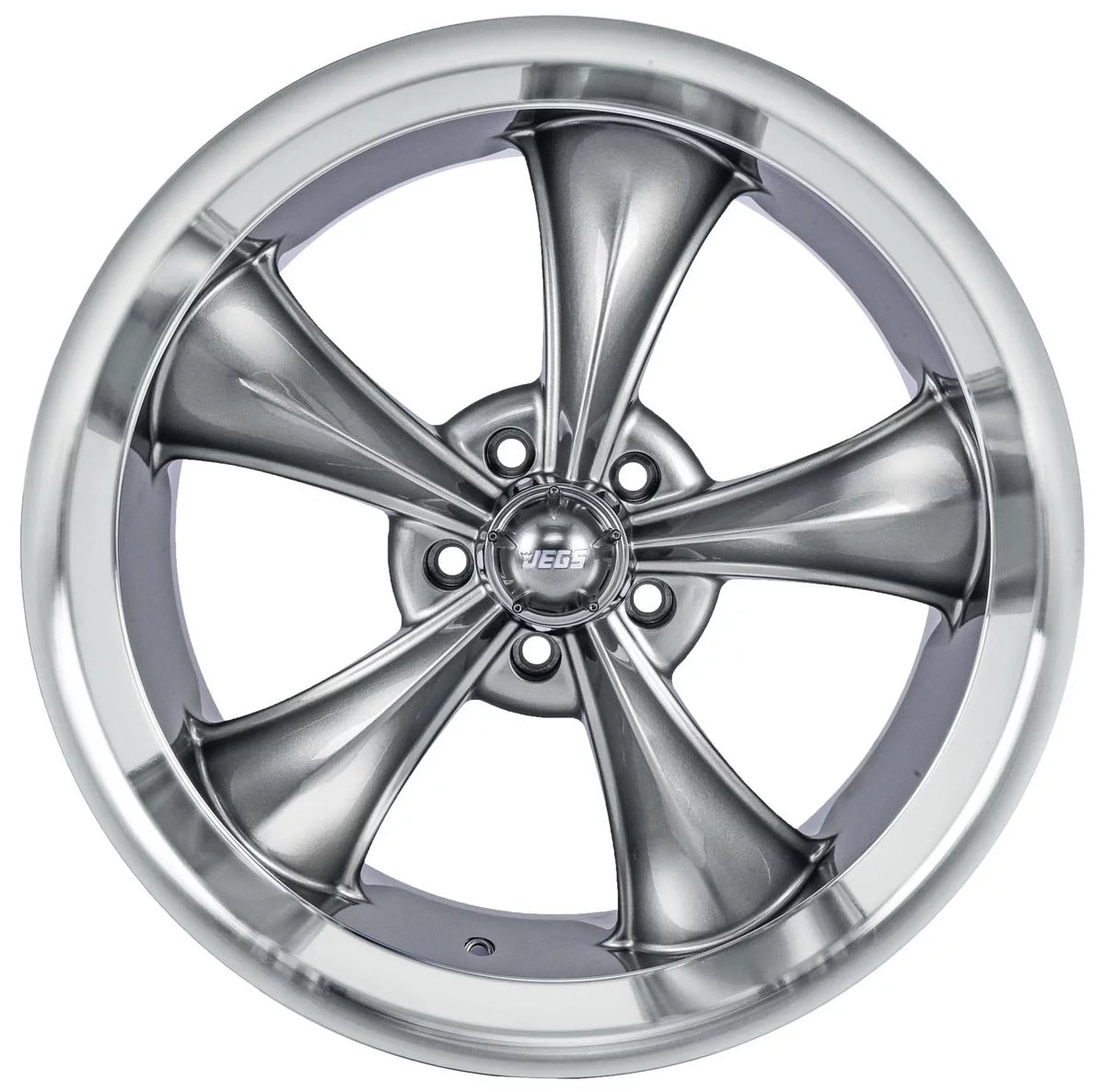 20 Wheel x Size: Resto-Rod 681339 JEGS 4.75 x Pattern: 8.5 Back 5 Bolt Spacing: