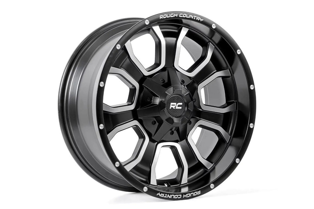 | Wheel Country 93 93201011 Series Rough -18mm | Matte 20x10 | Black - 8x170