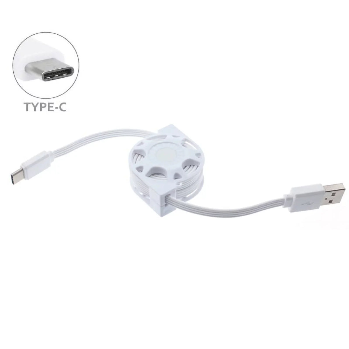 3a D1A Rugged XL Retractable Cable Charge BLU for Case - Plus Wire Google USB Holster - 2 Sync XL w XI Motion Blackberry Type-C XL - Pixel G9, Legacy White XL Coolpad 3 Power Vivo Belt