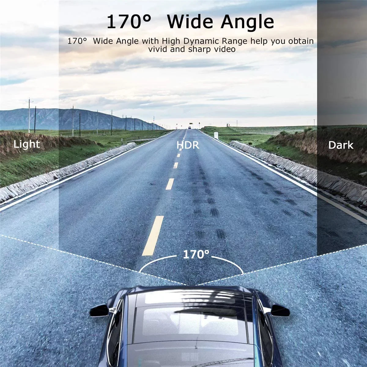 Camera Video Full Night Car Display in Dashboard 170 Dash ORSKEY Cam Angle HD Car Wide DVR with Dashcam for WDR G-Sensor Cars 1080P Recorder 3.0" LCD Vision Camera