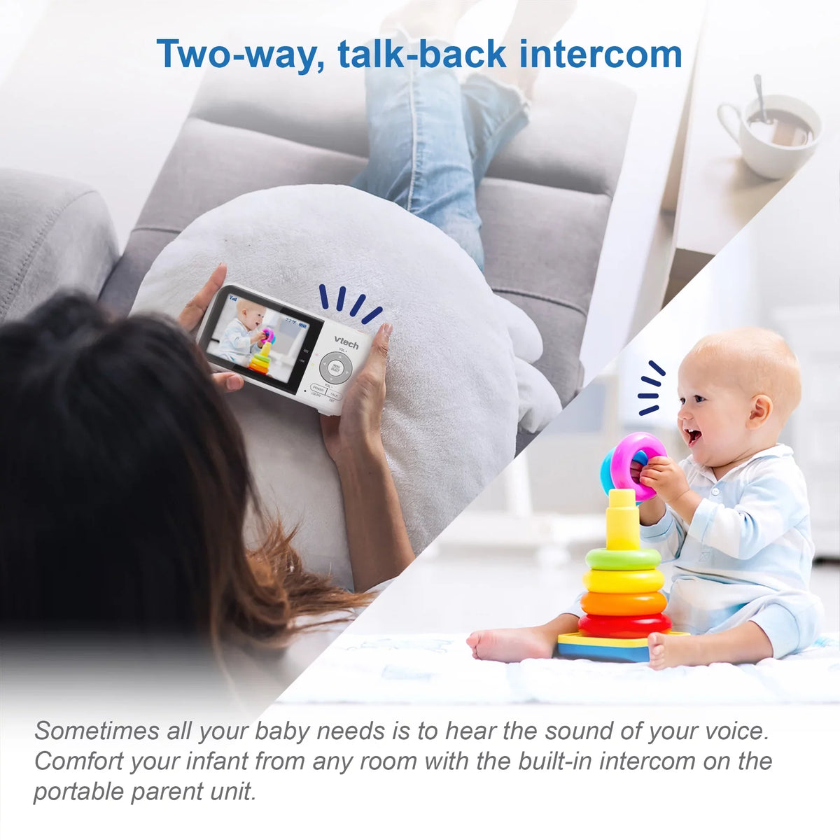 Camera with VM3254-2 High and 2.8" VTech Resolution 2 Parent Fixed Unit Cameras