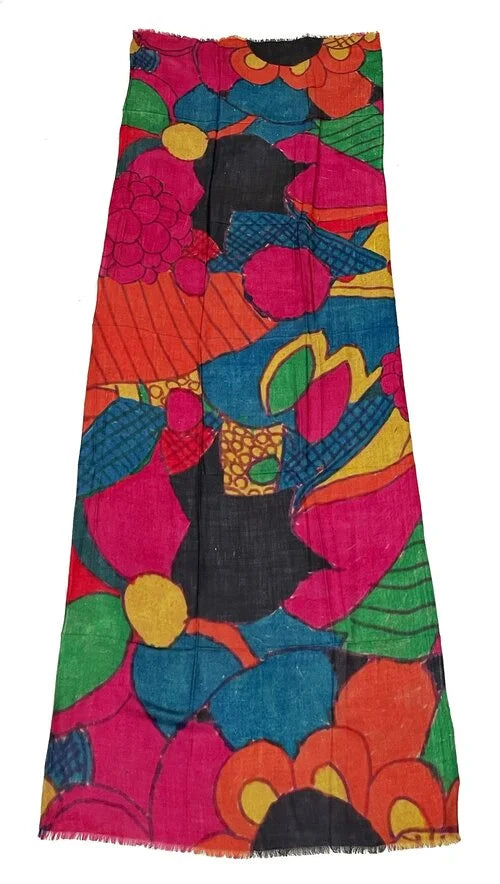 by Cheung Scarf - Cashmere/Wool Berry Paul James Blend Love
