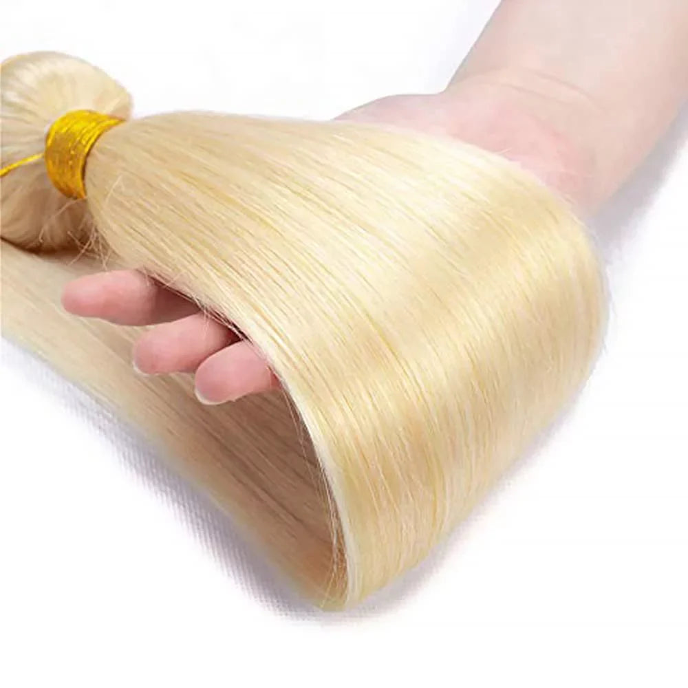 Human Bundles 22 Human Blonde 613 Brazilian Hair 22 Bundles Honey 613 22 Hair Inch Unprocessed Straight gram/pc Virgin 100 Grade Extension 8A