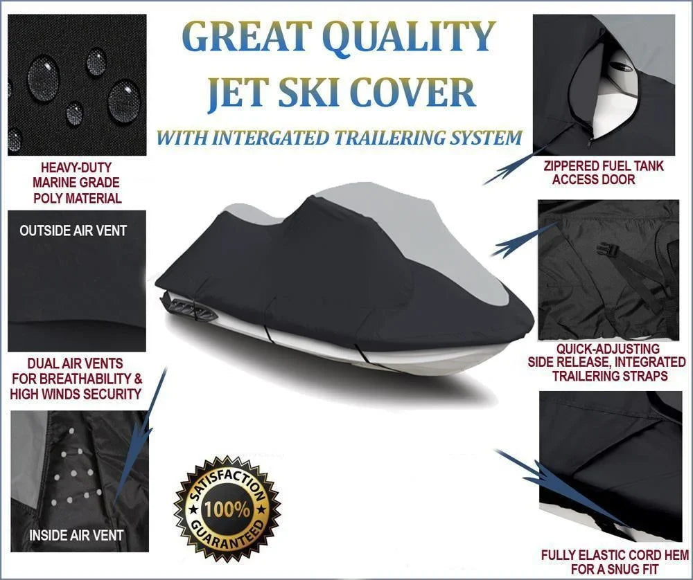 Compatible Kawasaki HEAVY-DUTY COVER 2019 2018 STX-15F SUPER for SKI JET 2020
