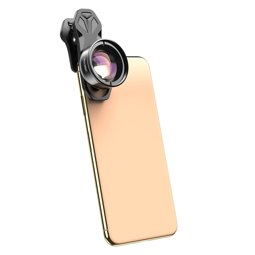 Detachable Alloy Camera Multi-Layer 4K Shooting Macro 40MM-70MM Clip Cellphone External Aluminum Lens Accessory Lens HD Distance Optical Coated
