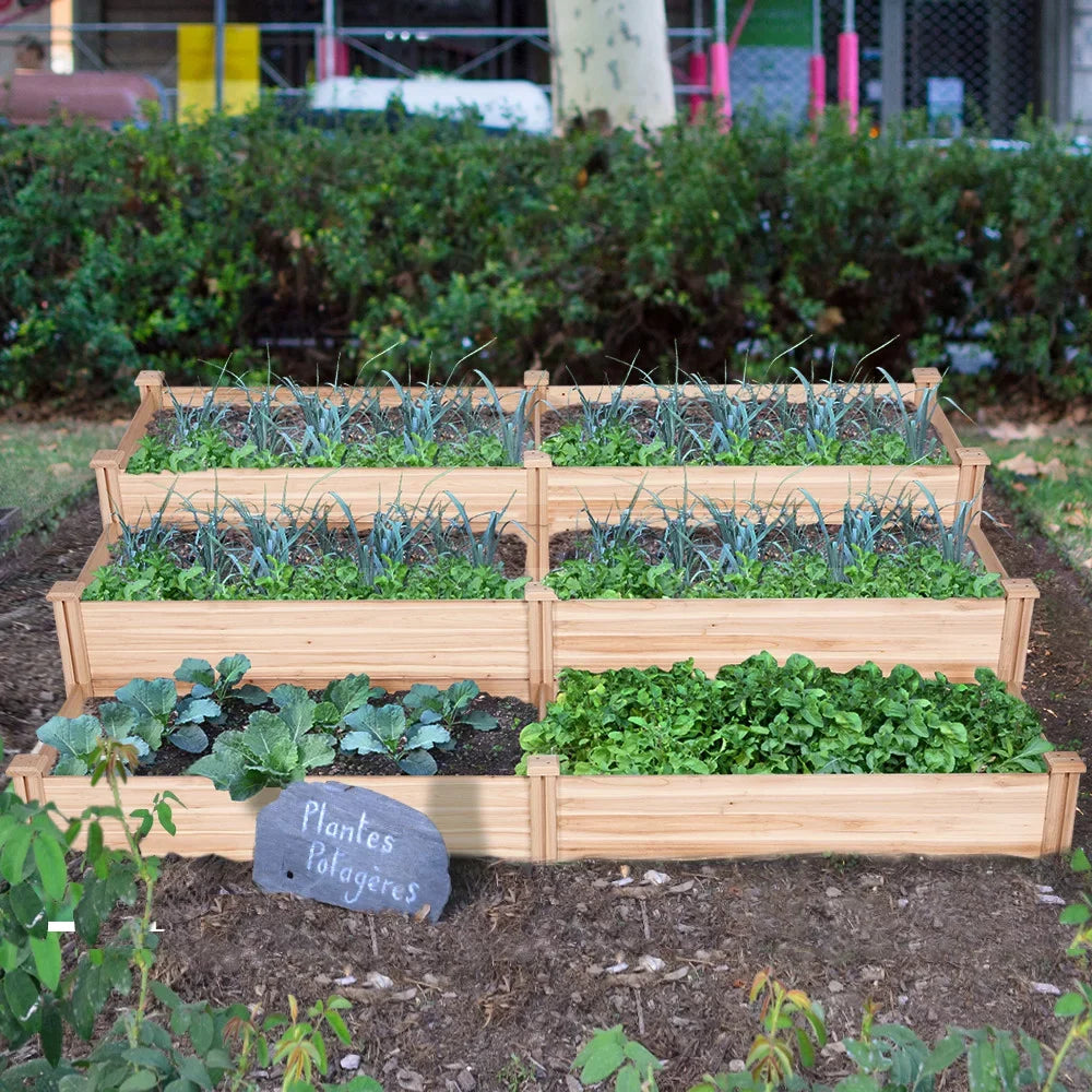 Yard Bed for Raised Greenhouse Planter Box Patio Alden Wooden Design Garden
