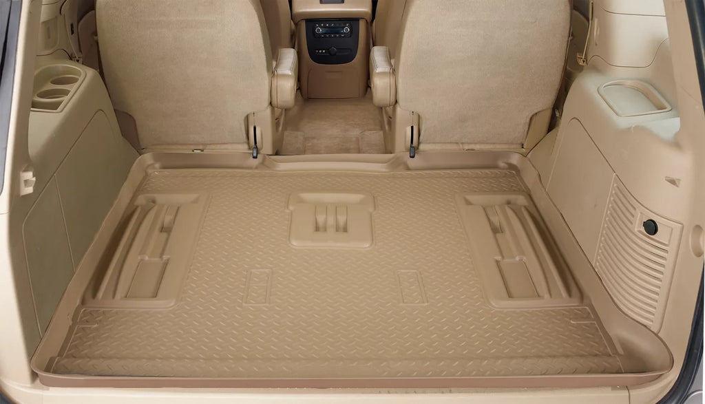 Compatible 2002-2010 Tan Husky row 3rd Compatible w/o Cargo 2006-2010 with Liner all models Classic models with and Liners seat 02-05 Style Series Explorer; Ford