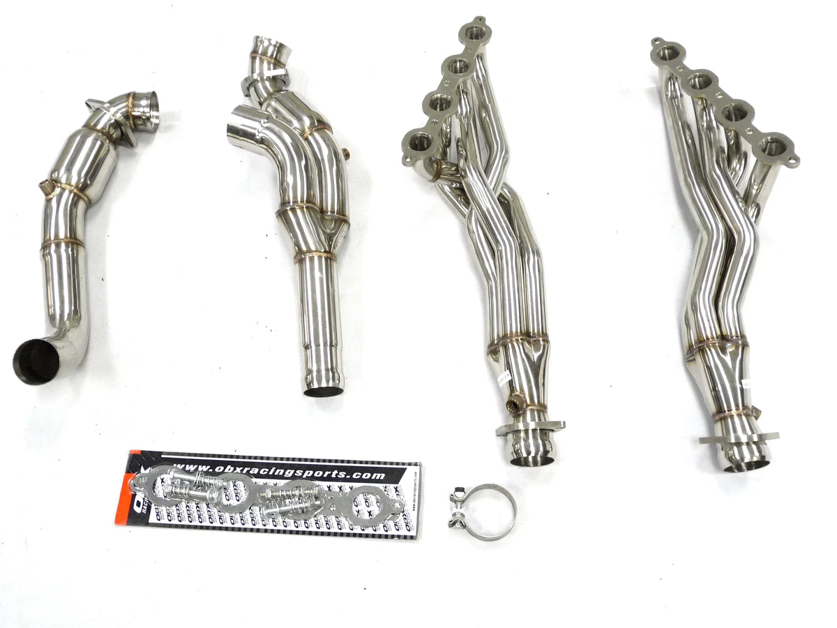 5.3L/6.2L Silverado/ Fits 2014+ OBX GM 1500 For Catted GMC Chevy Header Sierra