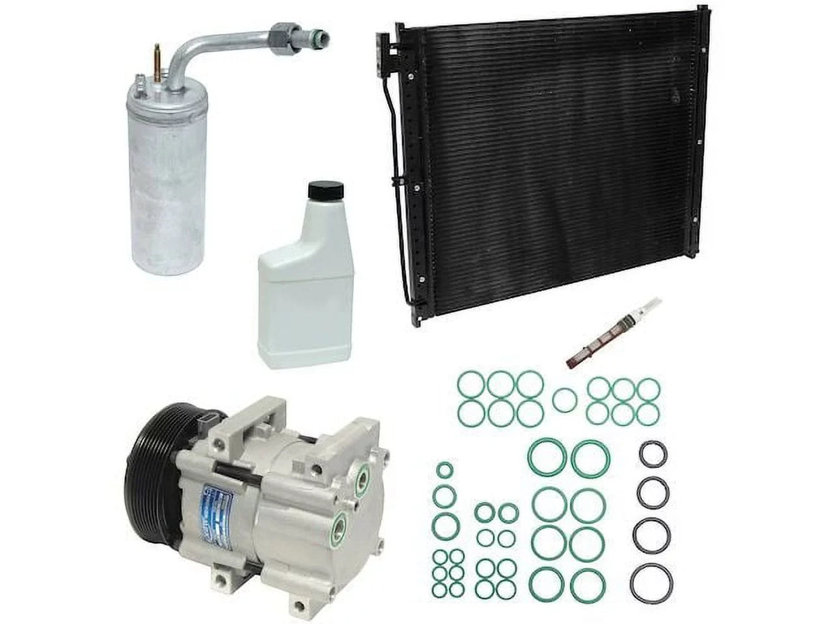 Duty 1999 Ford Kit V8 Compatible A/C F 2002 - Orifice - Fixed with Compressor Turbo F350 7.3L 2001 2000 Diesel Super VIN with 2003 Mechanical