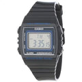 Digital Resin Classic Watch Band Chronograph Unisex Grey Glossy Casio W215H-8A