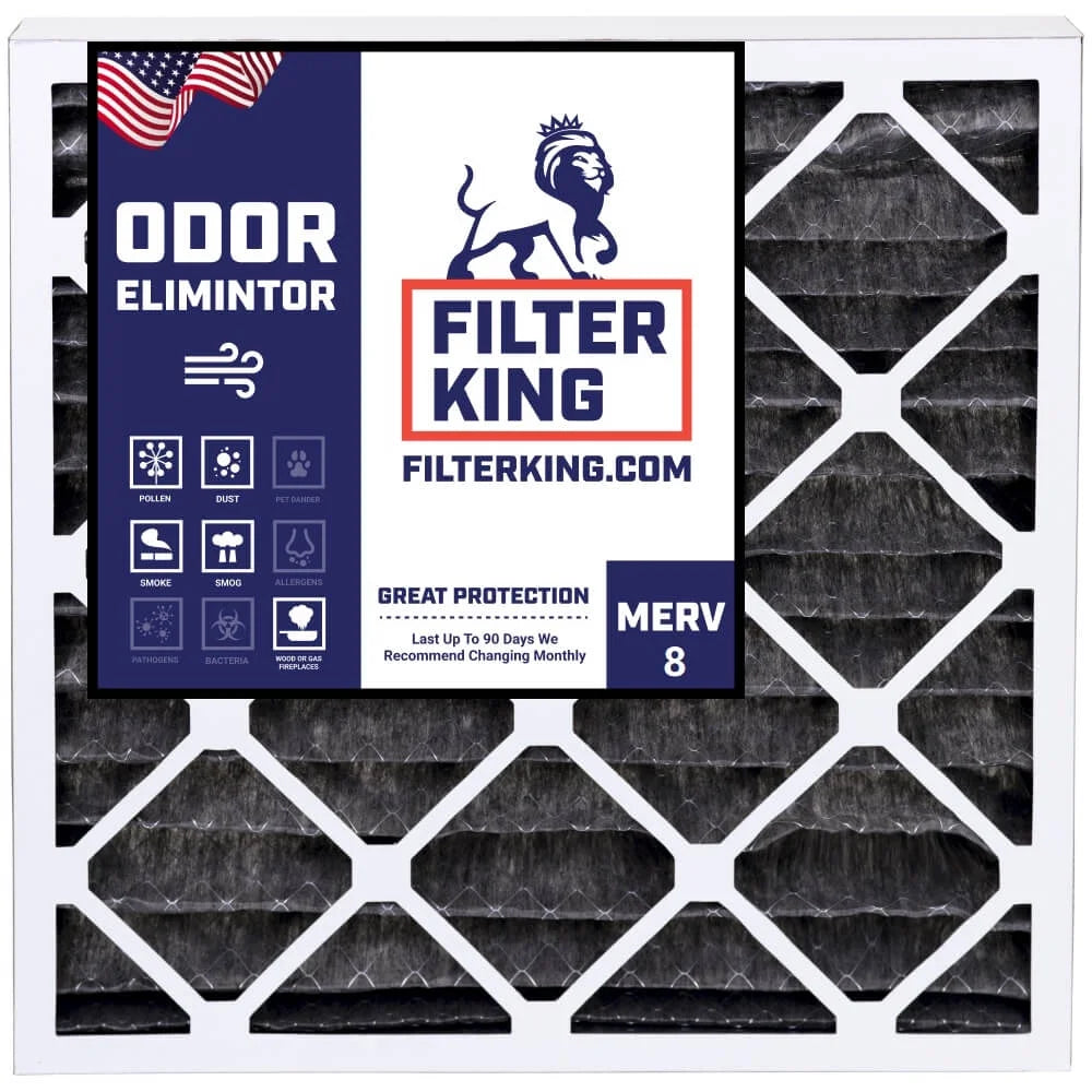 8 x 14x25x1 Size: Filters Furnace King Filter | | | Actual Carbon MERV Air Filter | USA Pleated HVAC .75" A/C IN x 4-PACK MADE 13.5 24.5