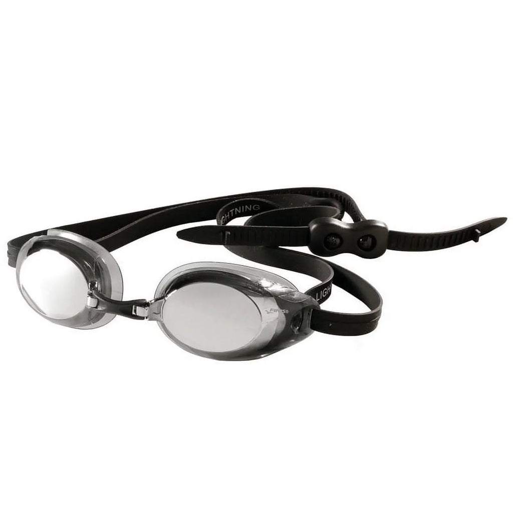 Swim with Goggles Black/Smoke FINIS 4 Swimming Silicone Adjustable Men Goggles Women Adult - Goggles - Goggles - with and Competitive Straps - for Interchangeable Pieces Watertight Lightning Swim Nose