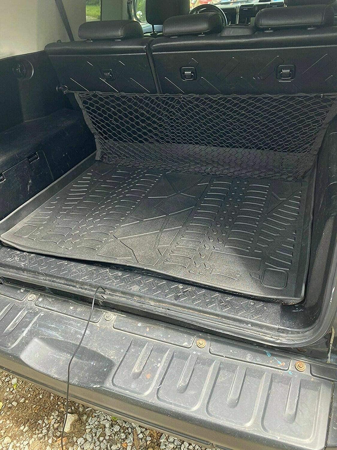 Design Mat Mat Toyota – Non-Slip Mats Cruiser Trunk Liner to Laser Raised Cars Weather-Resistant Pre-Cut Trunk – Easy Install Cargo – FJ Lip – for – Trunk for Car 2007-2014 EACCESSORIES with EA Rubber
