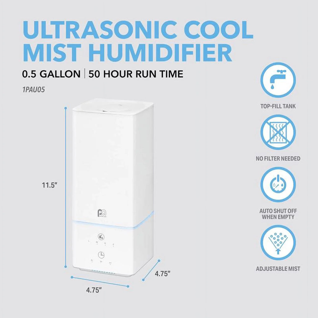 Ultrasonic Humidifier Perfect Electronic Aire gal 0.53