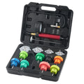 Refill Adapters Purge Radiator With Coolant 14 Pcs Vacuum BENTISM Pressure Tester
