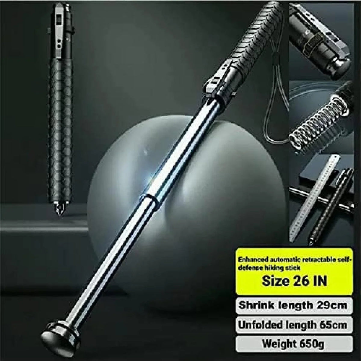 Walking 16 Pole Multifunctional In Jademall Trekking Retractable Hiking Tool Staff, Premium Stick Collapsible Outdoor