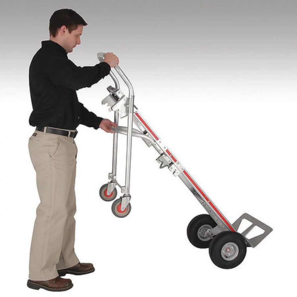 lbs Truck Magliner Pneumatic Senior Gemini Wheels 500 10 Hand GMK81UA4 in. - Convertible