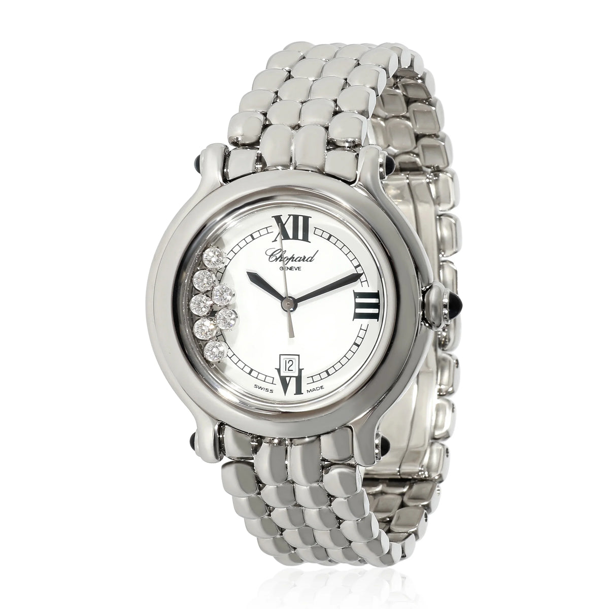 Women's Pre-Owned Happy 27/8236-3005 Stainless Steel in Watch Sport Chopard