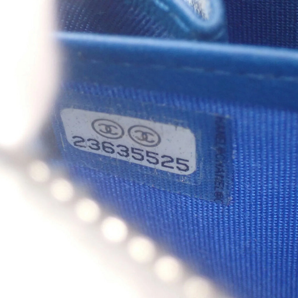 computer (Good) board matelasse Cambon mark long Pre-Owned Chanel pattern wallet circuit CHANEL here