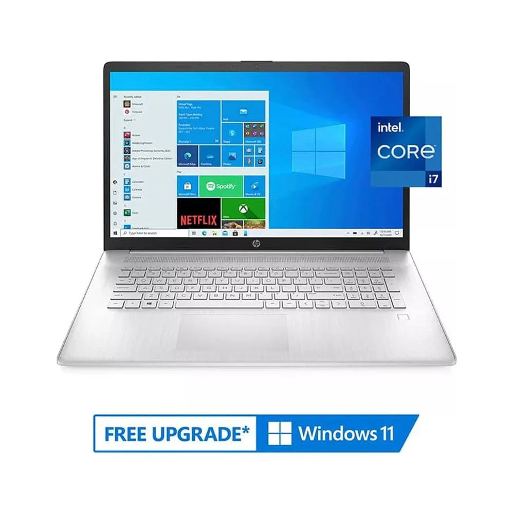 RAM, Keyboard, Audio, FHD Computer, HD PCIe Core OS, 11th Intel IPS Xe Iris Laptop Silver, 17.3" Card 1TB Webcam, Backlit Intel 2021 Generation 32GB HD 32GB Windows USB Graphics, HP SSD, i7-1165G7,