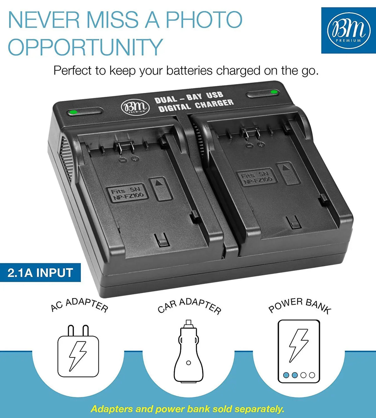 for A7R III, Batteries Charger III, a9 III, a7R A7R3, 2 a7 9R, Alpha Alpha IV, A9, NP-FZ100 II, Alpha a7S Sony and 9S a6600, Cameras Alpha BM Dual Bay