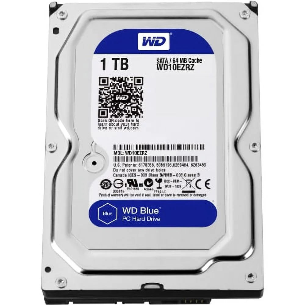 Drive Hard WD10EZRZ MB RPM 64 3.5-inch Buffer Gb/s 1TB 6 Blue WD SATA 5400