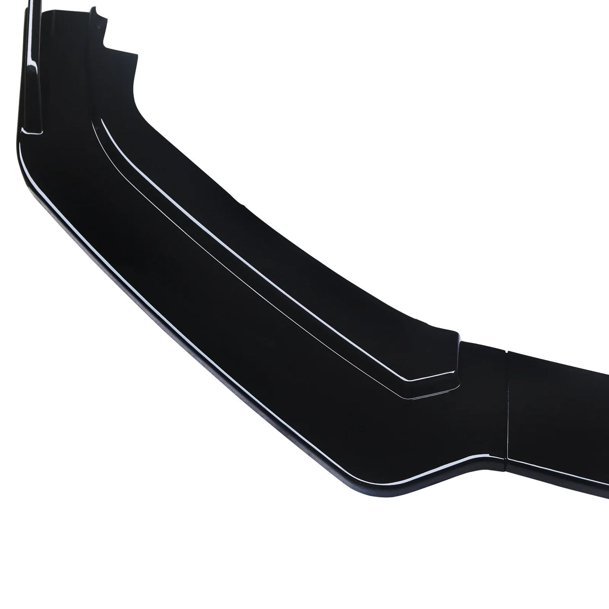 for Infiniti Q60 Front 3PCS 2017-2023 NINTE Gloss Bumper Lip Black