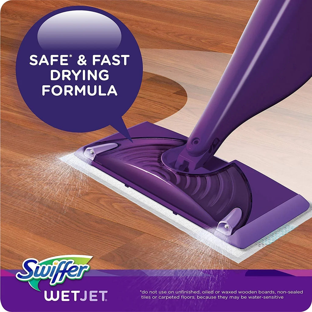 Scent Refills, Jet Swiffer Refill, Solution 1.25 Blossom Cleaner WetJet Pack Floor Wood Wet Breeze Multi-purpose 6 Liter of
