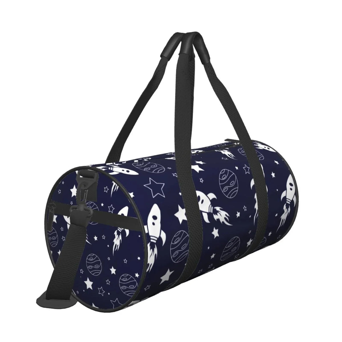 Men ZNDUO Bag, Travel Seamless Weekenders Shoulder Women Sports Round Bags Bag Space Pattern Gym for Tote