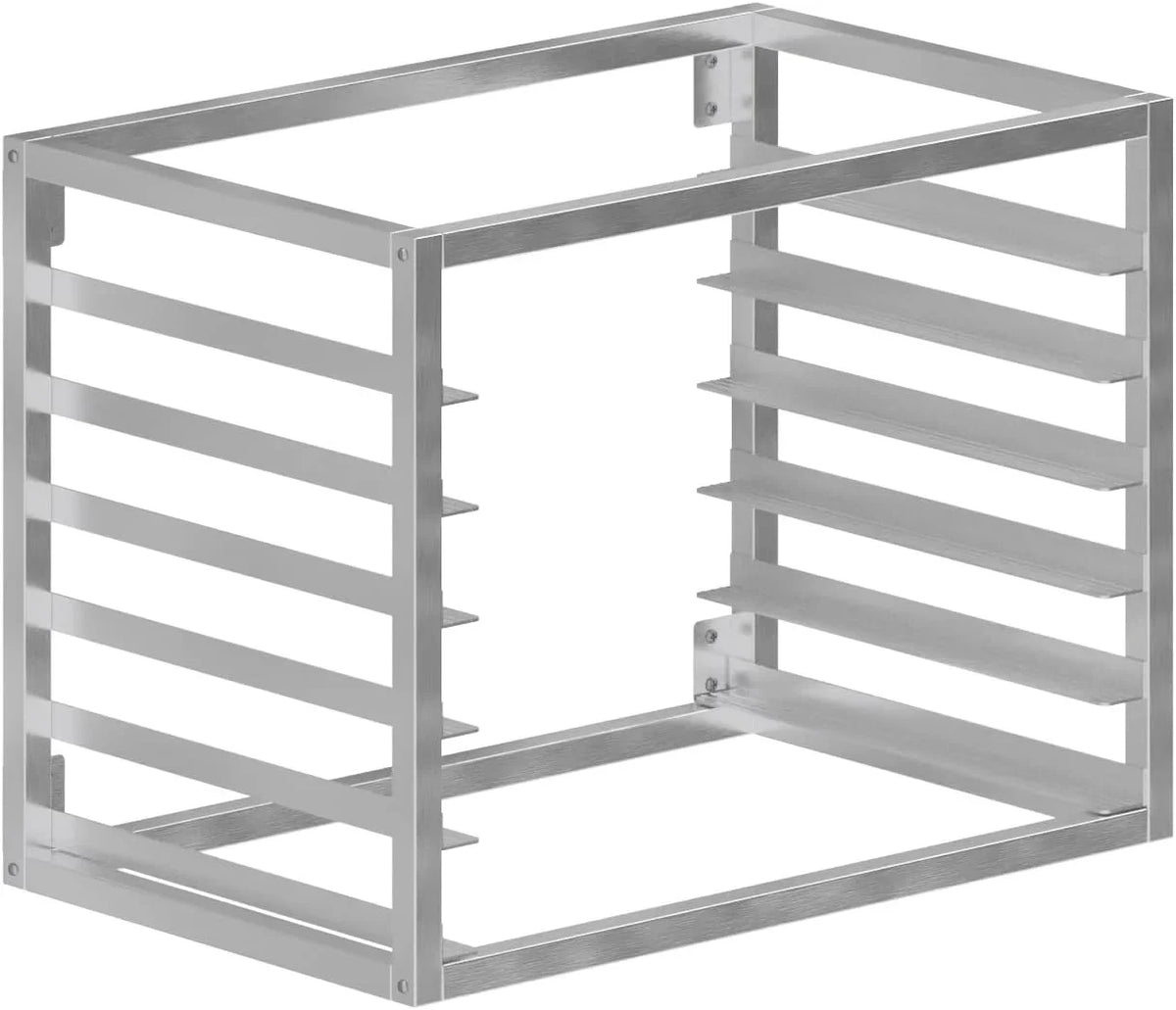 Full-Size 6 Pans. Wall x Pan Sheet/Bun x - Rack 18" Mounted 21". Fits Sheet 28"