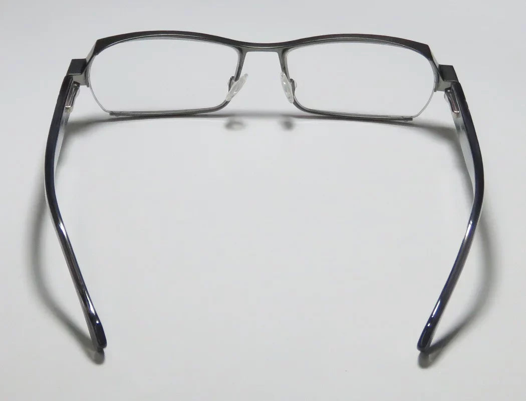 SAGE NEW LARY'S COMFORT ULTIMATE DESIGNER FULL-RIM FLEXIBLE HINGES HARRY GRAY SPECIAL DEMO LENSES LEGACY / TRANSPARENT FRAME 55-16-0 MENS EYEGLASSES/SPECTACLES