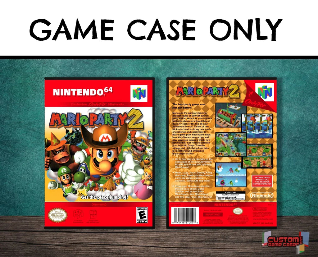 | Nintendo - 2 64 Case Party (N64DG-V) Game Game No Mario Only -