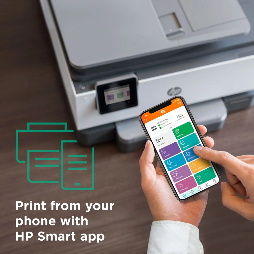 9018e Inkjet OfficeJet Pro Wireless HP All-in-One Printer Color
