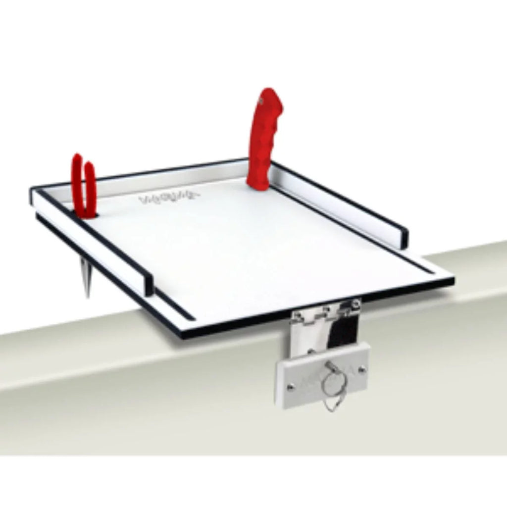 T10-311b x & New magma 16" 12" W Bait QR Gunnel Fillet Table D