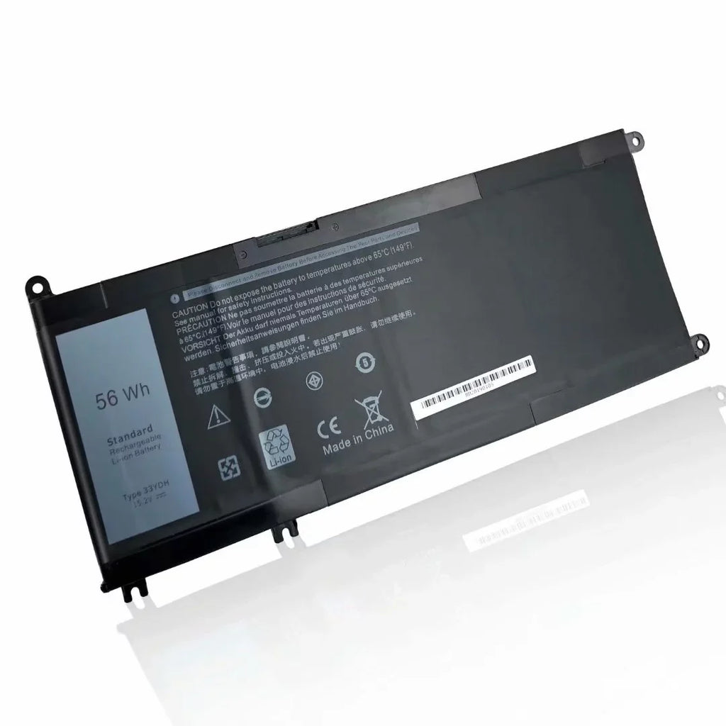 17 Dell Inspiron 081PF3 33YDH 56Wh 81PF3 7778 15.2V P30E EBK laptop by 7779 Battery Notebook