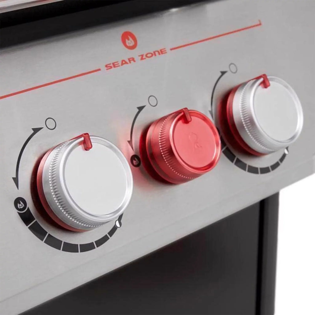 GENESIS Smoker with SI-E-330 Special & Propane Weber Grill Sear Gas Edition Burner