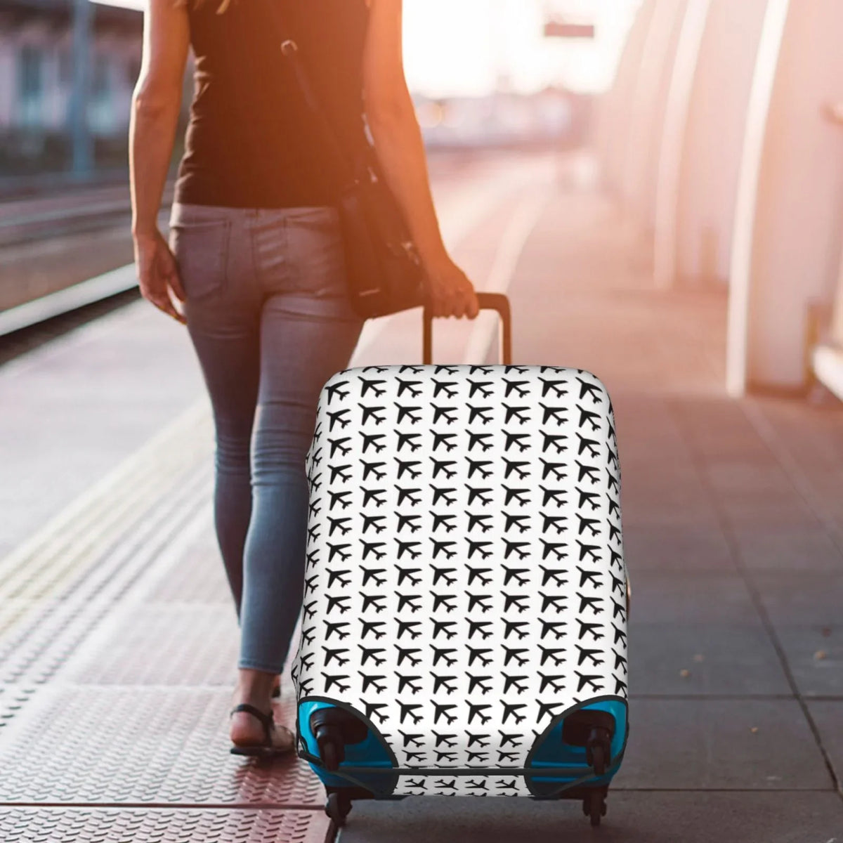 Airplane Cover Cover Luggage Protector-X-Large Suitcase Kll Suitcase