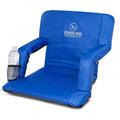 Bleachers, Positions Brands 6 Seat Reclining - Backyard, Beach Recliner Stadium & Benches, Camping BirdRock Lawns, Blue - Stadium Boss for