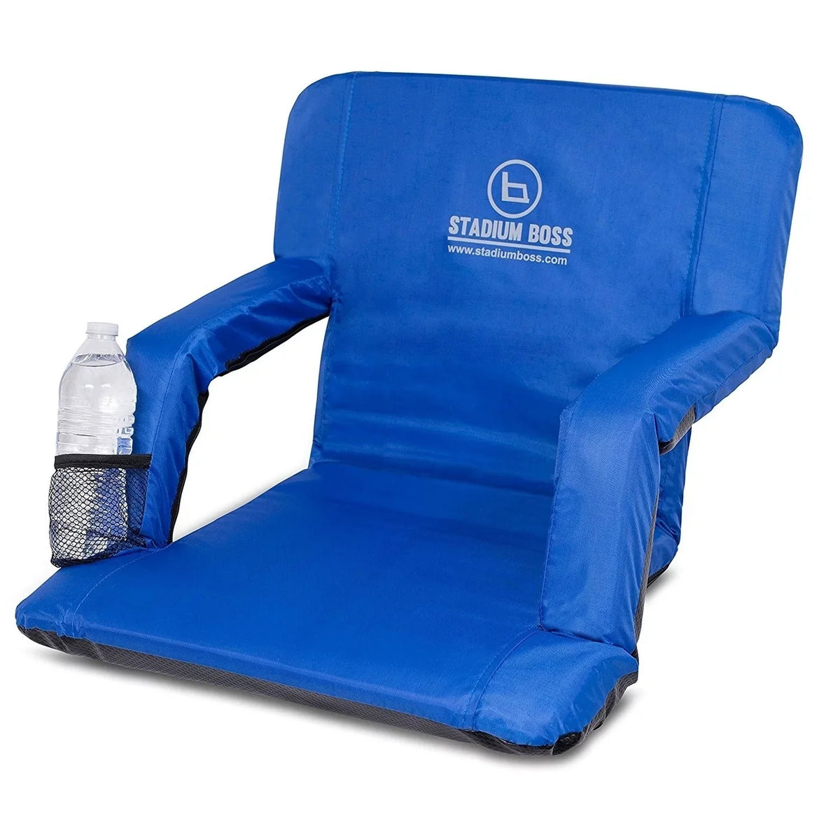 Bleachers, Positions Brands 6 Seat Reclining - Backyard, Beach Recliner Stadium & Benches, Camping BirdRock Lawns, Blue - Stadium Boss for