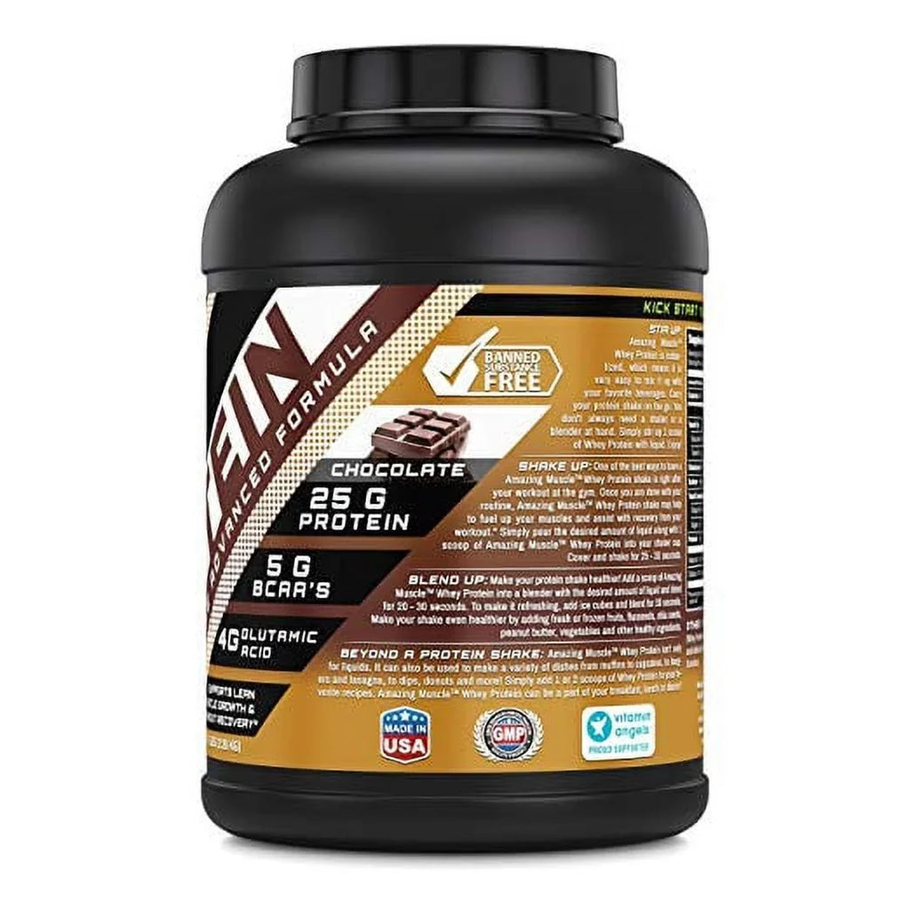 Chocolate Lbs (Isolate Muscle 5 - Concentrate - Amazing Protein Flavor Whey &