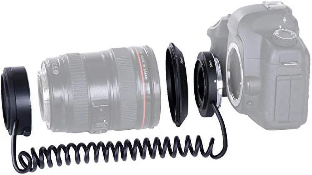 Photo 7D, SL1, DSLR T3i 5D, Reverse T6s, 80D, for T6i, Cameras 70D, Lens 50D, T5i, Rebel EOS Macro T5, & Converter Movo AF Mount 1D, Digital 60D, T4i Canon 6D,