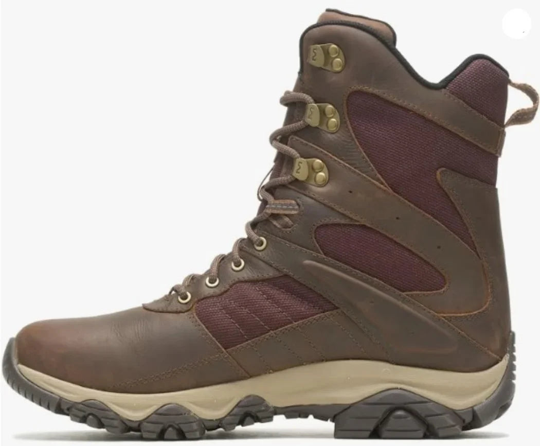 12D Work Boot 2 M) 12Medium (M) Timber 8" Moab Merrell US WP Mens J004649 (D,