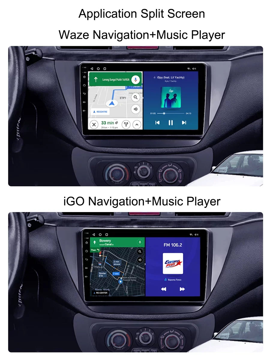 Stereo - Android With Mitsubishi Carplay 9 Car For Bluetooth CS Android Radio 2010 Lancer Navi 2000 Screen GPS Auto